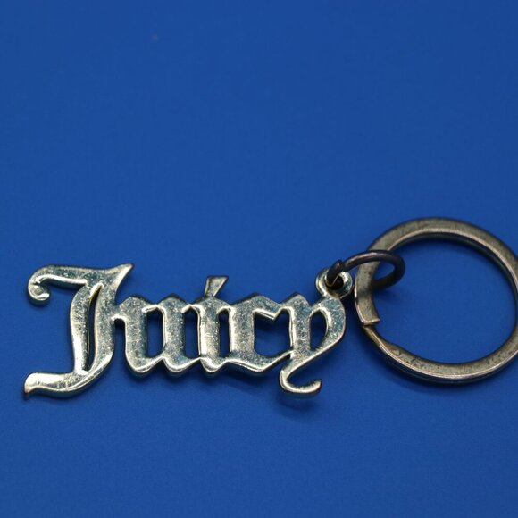 Juicy Couture Accessories - Juicy Couture Pre Loved Gold Toned Key Chain